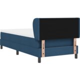 Box Spring Krevet s Madracem Plavi 90x190 cm Tkanina | shoptok.hr