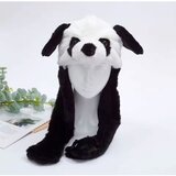 Kapa z zabavnimi živalmi na pumpico Panda | Shoptok.si