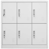  Ormarići s ključem 2 kom svjetlosivi 90 x 45 x 92,5 cm čelični | shoptok.hr
