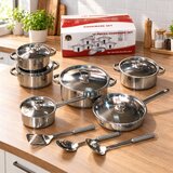 Silver Induction 15-delni set posuđa sa kuhinjskim priborom ( KLK2685 ) Cene