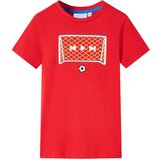 vidaXL Otroška majica s kratkimi rokavi rdeča 128, (21036781) | Shoptok.si