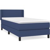 Maison Chic Box spring postelja - Vzmetna postelja z vzmetnico modra 90x200 cm blago SL7142, (21886652) Cene