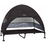  Povišeni krevet za pse Crna 127 x 81 x 108 cm Tkanina i čelik | Eponuda.ba