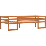 The Living Store Otroški posteljni okvir voščeno rjav 75x190 cm trdna borovina - Otroški Posteljni Okvir, (21531523) | Shoptok.si