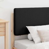  Krevetni okvir s tapiciranim uzglavljem Crna 90 x 200 cm | shoptok.hr