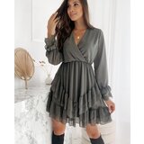 Beloved Lacey obleka olivna | Shoptok.si
