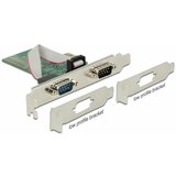 Delock kartica pci express serijska 2xRS232 + low profile 89555 | Shoptok.si