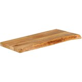 Stolna Mizna plošča z naravnim robom 70x20x3,8 cm trden mangov les, (21411938) | Shoptok.si