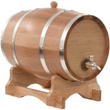 vidaXL sod za vino s pipo trdna hrastovina 12 l | Shoptok.si