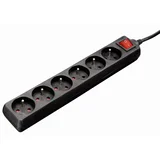 standardni 6-pinski podaljšek, 1,5 m črne barve P2223746, (5000266694)