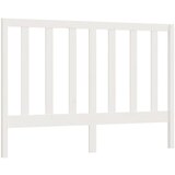 Maison Chic posteljno vzglavje - vzglavna omarica - nočna omarica belo 126x4x100 cm trdna borovina, (21705901) Cene