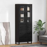  Highboard 2 kom. Crni hrast 69,5 x 34 x 180 cm | shoptok.hr