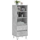 vidaXL Visoka komoda boja betona 40 x 36 x 110 cm konstruirano drvo | shoptok.hr