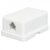 Nazidna razvodna elit+ nazidna razvodna kutija za tel.kabl 1 utičnica 6p/4c samolepiva bela ( EL9024 ) Cene