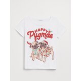 House - Božićna majica kratkih rukava Happy Pugmas - Bijela Cijene