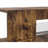 TV ormarić s LED svjetlima boja dimljenog hrasta 90x39x30 cm | shoptok.hr