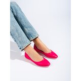 SHELOVET Women's pink ballerinas from leatherette Cijene