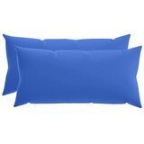 Jastuk s jastukom HEERLEN 2 kom. Kraljevsko plava Poliester - Kraljevski plava 40 x 70 cm 2 | shoptok.hr