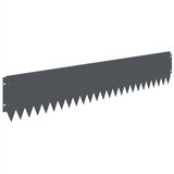 vidaXL Robovi trave 10 pcs 103 x 20 cm Jeklo Antracit, (5000301421) | Shoptok.si