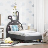  Okvir kreveta za malu djecu s naslonom Svjetlosiva 70 x 140 cm | shoptok.hr