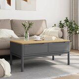  Stolić za kavu FLORO voštano sivi 99x55,5x45 cm od borovine | shoptok.hr