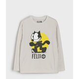 Sinsay Pamučna majica dugih rukava s printom Felix Cat | shoptok.hr