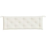  Jastuci za vrtnu klupu 2 kom prošarano krem 150x50x7 cm tkanina | shoptok.hr