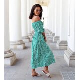 UR/CEO Green floral dress Zetticci | ePonuda.com