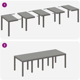 Vanjski stol Svjetlosiva Metal sintetički materijali Velik | shoptok.hr