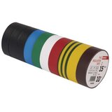  Izolirni trak PVC 15mm/10m komplet 10 MIX barv 10/1 u
