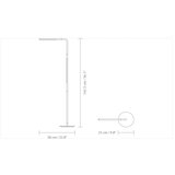 UMAGE Medeninasta LED zatemnitvena stoječa svetilka (višina 142,5 cm) Omni Floor – | Shoptok.si