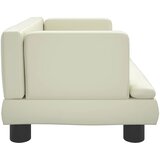  Dječja fotelja krem boja 60 x 40 x 30 cm umjetna koža | shoptok.hr