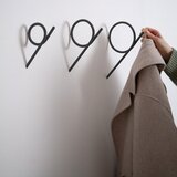 Spinder Design Crna metalna zidna vješalica Tuba – | shoptok.hr