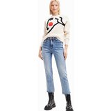 Desigual Pulover 'TRAZO' crvena / crna / bijela | shoptok.hr