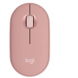 Logitech Pebble Mouse 2 M350s roze Bluetooth mi&amp;scaron; Slike