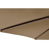  Vrtni suncobran s čeličnom šipkom smeđesivi 225 x 225 x 212 cm | Eponuda.ba