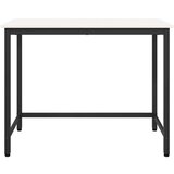 Stol Bijelo 100 x 50 x 77 cm Inženjerska drva i čelik | shoptok.hr