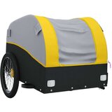  Teretna prikolica za bicikl crno-žuta 45 kg željezna | shoptok.hr