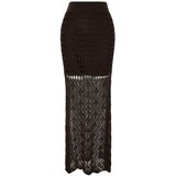Trendyol Skirt - Brown - Maxi Cene