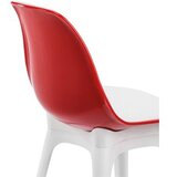 Hanah home Set trpezarijskih stolica Eos P Crvena, 2 dijela, Bijela | Eponuda.ba