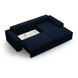 Micadoni Tamno plava sklopiva kutna garnitura od bouclé tkanine (s desnim kutom) Jodie – Home | shoptok.hr