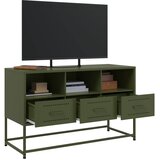 TV ormarić maslinastozeleni 100,5x39x60,5 cm čelični | shoptok.hr