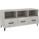 Furnova TV omarica betonsko siva 102x35x50 cm konstruiran les, (21924578) | Shoptok.si