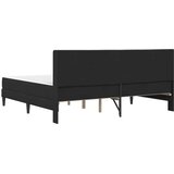  Okvir kreveta s madracem s uzglavljem 2 pcs Crna Baršun - Crna 180 x 200 cm | shoptok.hr