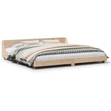 Maison Chic Posteljni Okvir - Dvoposteljna postelja brez vzmetnice 180x200 cm trdna borovina, (22081843) | Shoptok.si