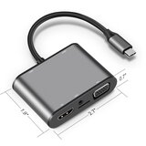 INF 8-v-1 usb-c zvezdišče z več vrati z hdmi, vga, ethernet, (21778803) | Shoptok.si