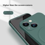 Onasi silikonski ovitek MagSafe za iPhone 14 Plus - mat lila | Shoptok.si