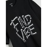 Sinsay Pamučna majica s natpisom Find Vibe | shoptok.hr