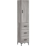  Visoka komoda siva sonome 34 5x34x180 cm od konstruiranog drva | shoptok.hr