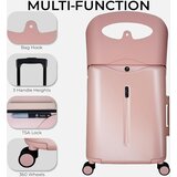 MiaMily Ručna prtljaga s dječjim sjedalom CARRY ON Origianl Dusty Pink | Shoptok.si